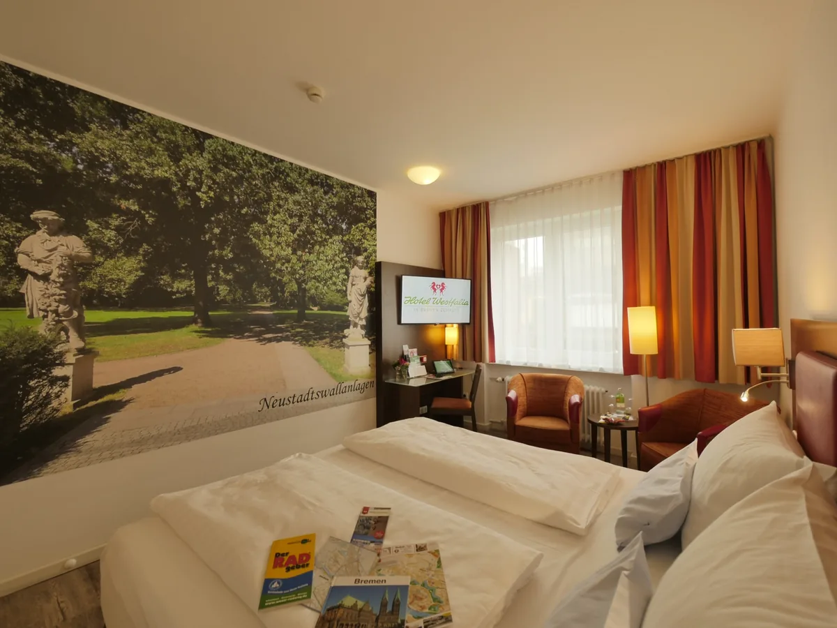 Zimmer im Hotel Westfalia Bremen